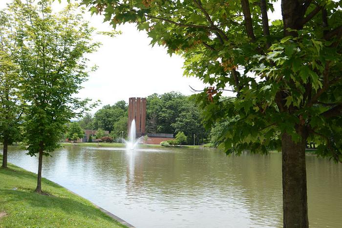 Reflecting Pond and Fountain